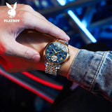 Best Selling Luxury Brand Skeleton Automatic Mechanical Fashion High Quality Multifunction WristWatches for Men