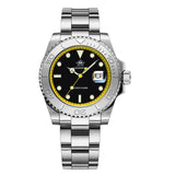Luxury Stainless Steel Black Dial Green Bezel AD2040 20Bar Waterproof BGW9 Luminous Quartz Mens Wristwatches