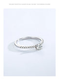 Simple Dazzling  AAAA Lab Created Diamond925  Sterling Silver Ring Fine Jewellery