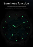 PLAYBOY Fashion Luxury Multifunction Original Waterproof Stainless Steel High Quality Quartz Watch for Men