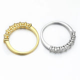 Platinum Plated 3mm 0.7ct D Colour VVS1 Moissanite Diamond Rings 925 Sterling Silver Wedding Engagement Jewellery