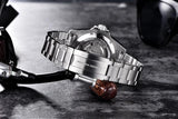 Popular Brand Waterproof Mechanical Automatic Men's Stainless Steel Sapphire Glass Writwatches - Best Gift