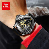 New Arrival Luxury Brand Men's Watches Triangle Big Dial Waterproof Watches for Men
