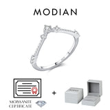 Elegant VVS1 D Colour Moissanite  Exquisite Arrow 925 Sterling Silver Ring