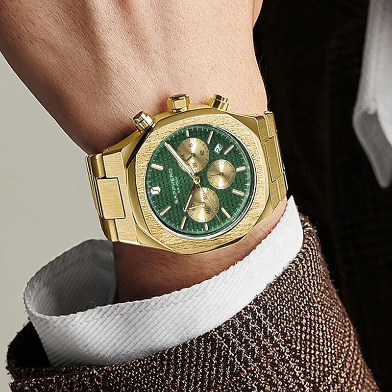 New Arrival Top Brand Luxury 100M Waterproof Date Sport Business Quartz Mens Watches - Ideal Gift - The Jewellery Supermarket