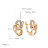 14 Karat Gold Filled Unique AAA Zircon Diamonds Full Paved Multi-Hoop Earrings For Women
