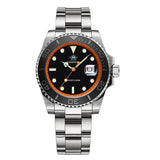 Luxury Stainless Steel Black Dial Green Bezel AD2040 20Bar Waterproof BGW9 Luminous Quartz Mens Wristwatches