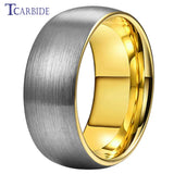 New Domed Polished Shiny 10mm Men Women Tungsten Engagement Wedding Rings