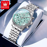 Luxury Fashion Brand Waterproof Luminous Multifunctional Chronograph Quartz Ladies Watches With Box - Ideal Gifts