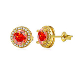 Delicate Moissanite Diamonds S925 Sterling Silver Stud Earrings For Women And Men
