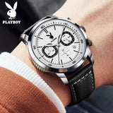 Top Brand Original Quartz Men's Wristwatch Luxury Sports Waterproof Fashion Trend High-end Leather Strap Watches