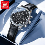 Luxury Fashion Brand Waterproof Luminous Multifunctional Chronograph Quartz Ladies Watches With Box - Ideal Gifts