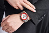 Luxury Chronograph AR Sapphire Mirror Ceramic Bezel New Moon Men's Quartz Watches