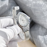 Waterdrop Case Single-Coil Snake Bangle Luxury Art Deco Inspired Ladies Watch