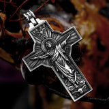 New Style Religious Shrine Giant Cross Necklace Titanium Steel Pendant Stainless Steel Male Trend Jewellery - The Jewellery Supermarket