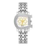 New Arrival Luxury Brand Hot Sale Gold Colour Zircon Crystals Diamonds Gorgeous  Box Design Watch - Ideal Gift