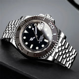 Stainless Steel Dive Automatic Sapphire Crystal Rotating Bezel Luminous Mechanical Watch