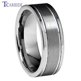 Beautiful Polished Brushed Finish 6MM 8MM Men Women Wedding Tungsten Carbide Rings