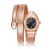 Luxury Fashion Ladies Snake Elegant Bracelet Watch Creative Personality Women's  Quartz Watch - Ideal  Gift