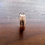 Grooves Domed Polished Finish 4/6/8mm Tungsten Wedding Engagement Rings