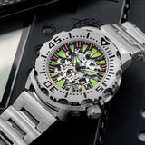 Super Luminous 20 Bar Waterproof Stainless Steel Sapphire Glass Mechanical Watch