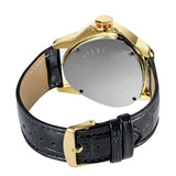 New Arrival Top Brand Hollow Bar Scale Mechanical Triangle Design Black Leather Strap Mechanical Watches for Men