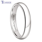 High Polished Domed 2/3/4/5/6/7/8/10MM Shiny Tungsten Rings For Men Women