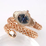 New Quartz Watch - Women Unique Snake Shape Wire Braidedn Bracelet Watches