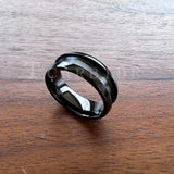 Grooves Domed Polished Finish 4/6/8mm Tungsten Wedding Engagement Rings