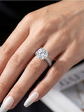 VVS1 D Colour 5 Carat Deluxe Moissanite Diamond Engagement Ring Luxury Jewellery