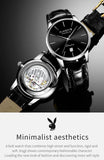 Famous Brand Fashion Luxury Original Classic Automatic Mechanical Watch for Men - Waterproof Auto Date Wrist Watch