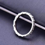 Stunning  VVS1 D Colour 100% Moissanite Diamond Eternity 925 Sterling Silver Wedding Engagement Rings for Women
