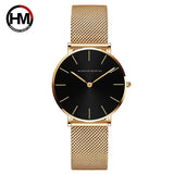 Best Price Elegant Women Watches Japan Quartz Movement Waterproof Rose Gold Stainless Steel Mesh Ladies watches