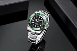 Top Brand Fashion Men's Sports Automatic Mechanical Watch - NH35 Stainless Steel Sapphire Waterproof Wristwatch