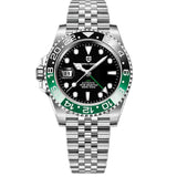 Luxury Brand New Arrival Luxury Mechanical Wristwatch Stainless Steel GMT Watch Sapphire Glass Men Watches