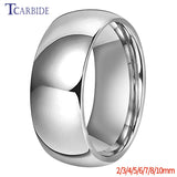 Shiny Forever High Polished Classic 2/3/4/5/6/7/8/10MM Tungsten Wedding Rings