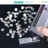 Admirable 1/2CT VVS1 D Colour Moissanite Diamond Rings S925 Silver Snowflake Engagement Wedding Band Fine Jewellery