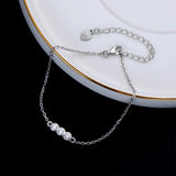 Luxury Round Bubble Moissanite Diamonds Pendant Necklace Bracelet Hoop Earrings 925 Sterling Silver Jewellery Set - The Jewellery Supermarket