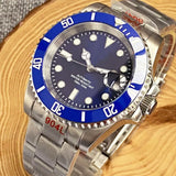Stainless Steel Dive Automatic Sapphire Crystal Rotating Bezel Luminous Mechanical Watch
