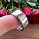 Pipe Cut Polish Finish 6/8/10/12MM Men Women Classic Tungsten Wedding Rings