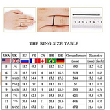 Exquisite Enamel Classic Inlay Blue Purple Black Yellow AAA Zircon Rings