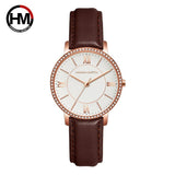 New Luxury Brand Classic Luxury Rhinestone Diamonds Ladies Watches Japanese Movement Women Dress Watches Gift Set