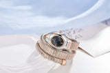 Luxury Fashion Ladies Snake Elegant Bracelet Watch Creative Personality Women's  Quartz Watch - Ideal  Gift