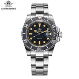 200M Water Resistant Luminous Ceramic Bezel 316L Steel Quartz Mens Dive Watch