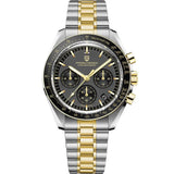 Luxury Chronograph AR Sapphire Mirror Ceramic Bezel New Moon Men's Quartz Watches