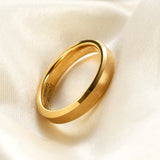 Brushed Silver Black Gold Colour 4/6/8/mm Tungsten Carbide Engagement Rings