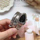 Popular Creative Snake Shaped Women's Quartz Analogue Watches - Women's Bracelets Personalized Wristbands For Women