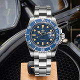 Mineral Glass 200m Water Resistance Luminous Hands/Markers 41mm Men's Quartz Watch