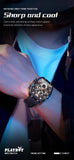 PLAYBOY Top Brand High Quality Multifunction Original Fashion Waterproof Silicone Strap Quartz Watch for Men