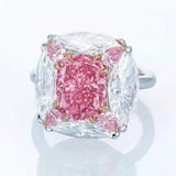 Excellent Crushed Ice Cut High Quality AAAAA High Carbon Pink Sapphire Gemstone Rings -  Popular Fine Jewellery